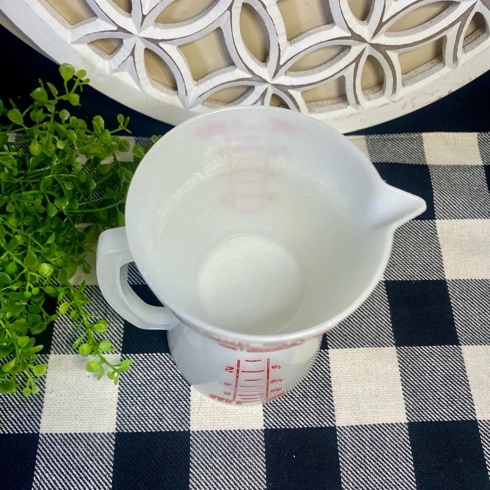 Vintage Tupperware Double‎ Wet Dry Measuring Cup